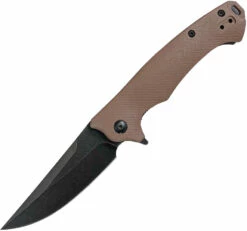 AB007T ABKT Tac Night Stalker Linerlock Pocket Knife Tan