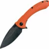 AB023H ABKT Tac Protector II Linerlock Pocket Knife Orange