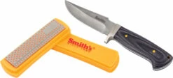 AC50973 Smith's Fixed Blade Knife And Stone Combo
