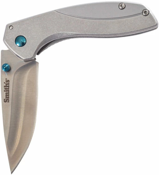 AC51245 Smith's Noesis Framelock Pocket Knife Gray -US Knives Sales 2024 AC51245
