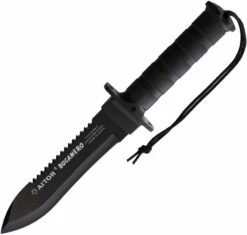 AI16201B Aitor Bucanero Fixed Blade Knife Black/Black