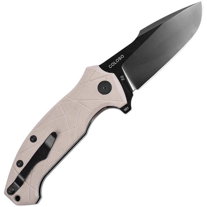 AMR201902 Amare Coloso Linerlock Pocket Knife PVD Coyote 4 AMR201902 Amare Coloso Linerlock Pocket Knife PVD Coyote - Image 2
