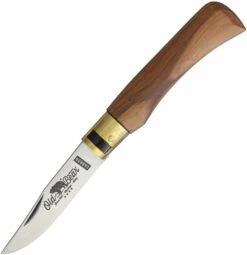 ANT930617LN Antonini Old Bear Small Classical Pocket Knife Carbon Walnut