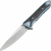 ATZ1707GBU Artisan Shark Framelock Pocket Knife Blue -US Knives Sales 2024 ATZ1707GBU