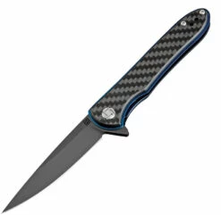 ATZ1707PBCF Artisan Shark Linerlock Pocket Knife Carbon Fiber S35VN