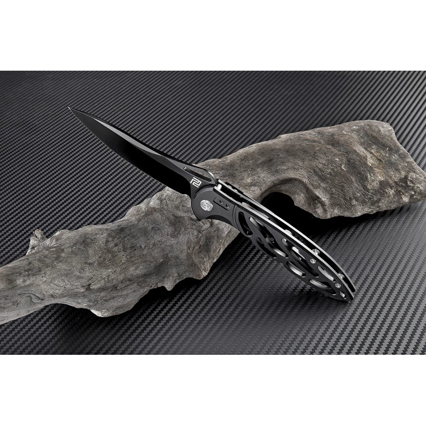 ATZ1801PBK Artisan Dragonfly Framelock Pocket Knife D2 5 ATZ1801PBK Artisan Dragonfly Framelock Pocket Knife D2 - Image 3