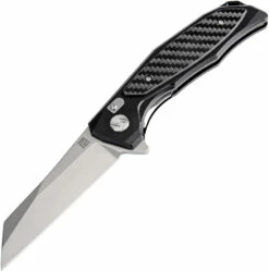 ATZ1809PBCF Artisan Falcon Linerlock Pocket Knife Carbon Fiber D2