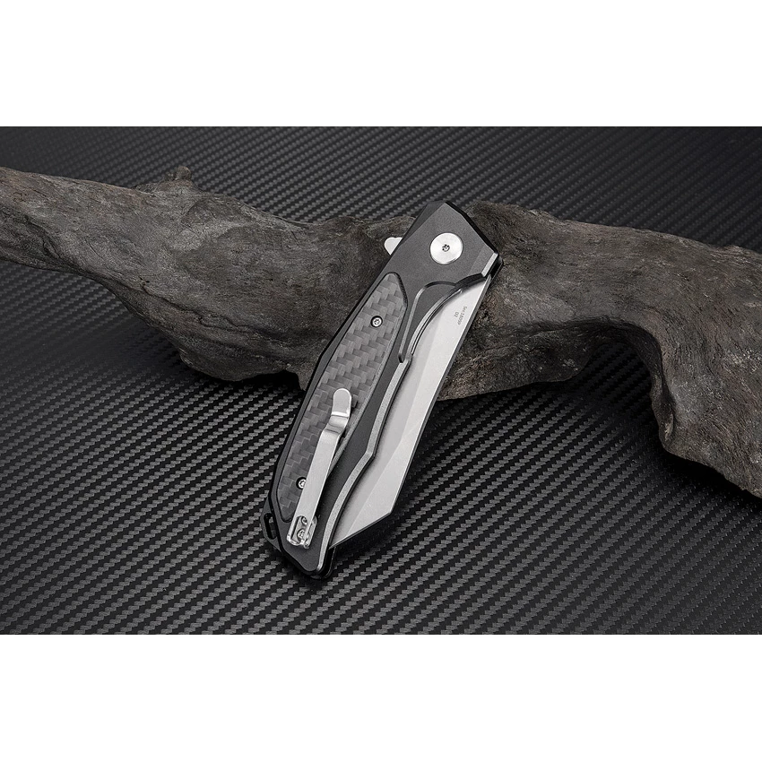 ATZ1809PBCF Artisan Falcon Linerlock Pocket Knife Carbon Fiber D2 4 ATZ1809PBCF Artisan Falcon Linerlock Pocket Knife Carbon Fiber D2 - Image 2