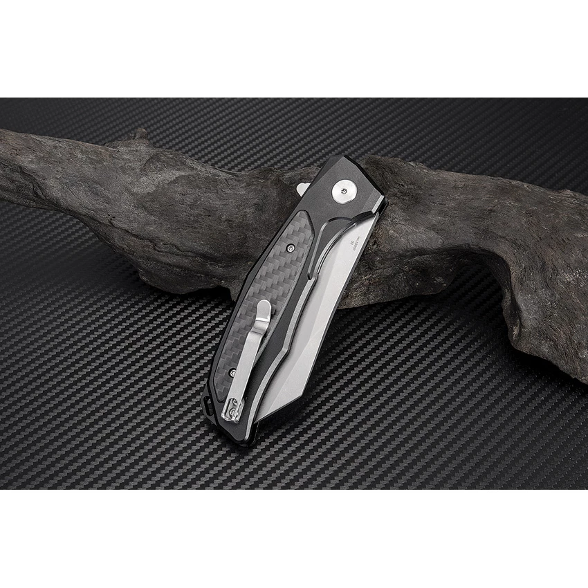 ATZ1809PBCF Artisan Falcon Linerlock Pocket Knife Carbon Fiber D2 5 ATZ1809PBCF Artisan Falcon Linerlock Pocket Knife Carbon Fiber D2 - Image 3