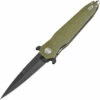 ATZ1810PBGNC Artisan Hornet Linerlock Pocket Knife D2 Green -US Knives Sales 2024 ATZ1810PBGNC