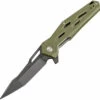 ATZ1812PBGN Artisan Interceptor Linerlock Pocket Knife Green D2 -US Knives Sales 2024 ATZ1812PBGN