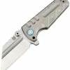 ATZ1820GGYS Artisan Proponent Framelock Pocket Knife Gray S35VN -US Knives Sales 2024 ATZ1820GGYS