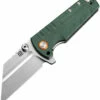 ATZ1820PGNF Artisan Proponent Framelock Pocket Knife Green -US Knives Sales 2024 ATZ1820PGNF