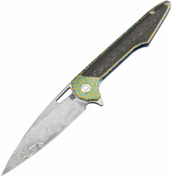 ATZ1821GSDBU02 Artisan Small Archaeo Framelock Pocket Knife