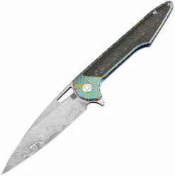 ATZ1821GSDBU03 Artisan Small Archaeo Framelock Pocket Knife