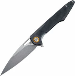 ATZ1821PBKF Artisan Archaeo Linerlock Pocket Knife Black