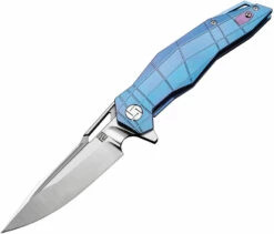 ATZ1826GBUS Artisan Pangolin Framelock Pocket Knife Blue