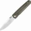 ATZ1849PODG Artisan Sirius Linerlock Pocket Knife Green Micarta -US Knives Sales 2024 ATZ1849PODG