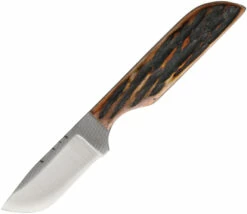 AZ81AJB Anza Fixed Blade Knife Amber Bone