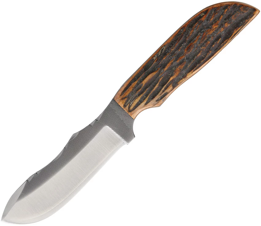 AZMC4AJB Anza Fixed Blade Knife Amber Bone 3 AZMC4AJB Anza Fixed Blade Knife Amber Bone