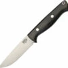 BA012MBC Bark River Gunny Hunter Knife Black Canvas Micarta -US Knives Sales 2024 BA012MBC