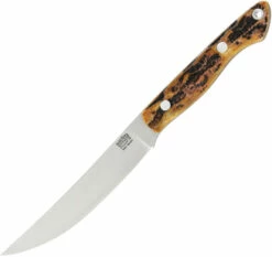 BA12062BAS Bark River Kalahari Mini Sportsman Knife Antique Stag Bone