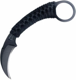 BAS202BW Bastinelli Creations PiKa Karambit Knife Black Wrapped