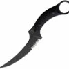 BAS206S Bastinelli Creations Mako Fixed Blade Knife Serrated
