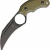 BAS220G Bastinelli Creations HARPY Fixed Blade Knife OD -US Knives Sales 2024 BAS220G