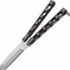BC114A Bear & Son Butterfly Knife Silver Vein -US Knives Sales 2024 BC114A