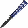 BC115BL Bear & Son Butterfly Pocket Knife Blue -US Knives Sales 2024 BC115BL