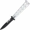 BC115W Bear & Son Butterfly Knife White -US Knives Sales 2024 BC115W