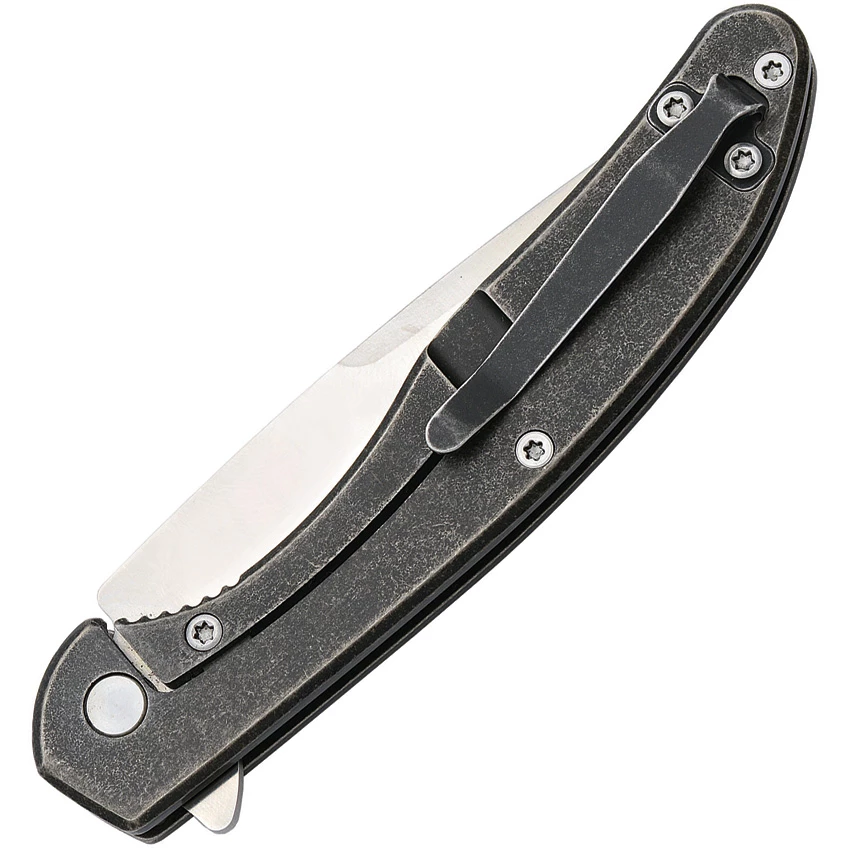 BC36034 Bear & Son Slim Titanium Flipper Pocket Knife 4 BC36034 Bear & Son Slim Titanium Flipper Pocket Knife - Image 2