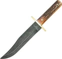 BC501D Bear & Son Damascus Bowie Knife