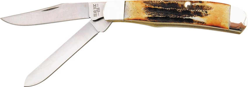 BC507 Bear & Son Mini Trapper Pocket Knife Stag 3 BC507 Bear & Son Mini Trapper Pocket Knife Stag