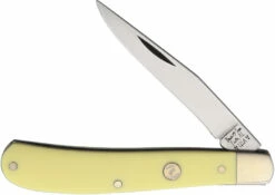 BCC3148 Bear & Son Trapper Pocket Knife Yellow Delrin