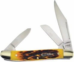 FCAL112 Frost Cutlery Caliber Stockman Pocket Knife Sagebrush