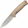 LSTMT01CVN LionSTEEL Myto Framelock Pocket Knife Natural Micarta -US Knives Sales 2024 LSTMT01CVN