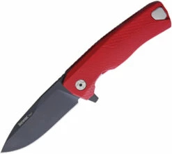 LSTROKARB Lion Steel ROK Framelock Pocket Knife Red
